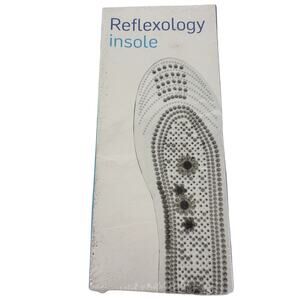 Reflexology Insole Acupoints Magnets Easy Trim to Fit Size Men or Women 1 pair